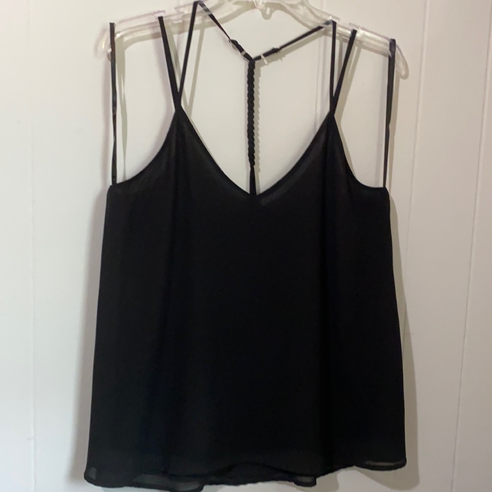 Naked Zebra Racerback style strappy camisole